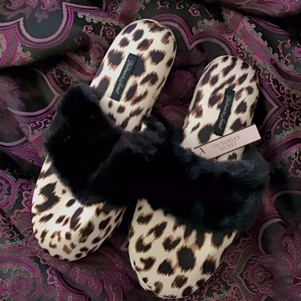 Victoria’s Secret fuzzy slippers